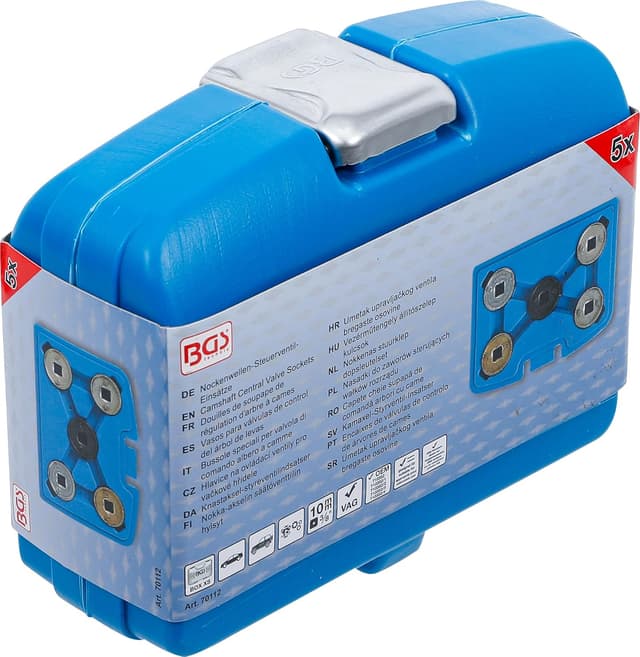 Detalle de BGS 70112 bussole speciali per valvola di comando albero a camme VAG (5 pezzi)