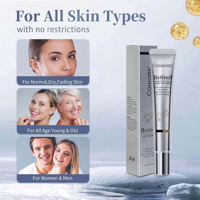 Thumbnail 6 de Retinol Under Eye Cream (0.7 Fl Oz) — Anti-Aging Treatment for Dark Circles, Puffiness & Wrinkles