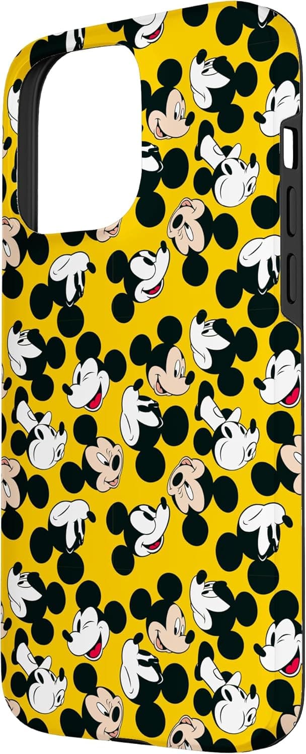Detalle 2 de Custodia Disney Topolino gialla per iPhone 15 Pro Max