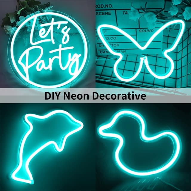 Thumbnail 5 de 🔵 ShineBurky Tira LED Neón 12V 5M Azul Helado IP65