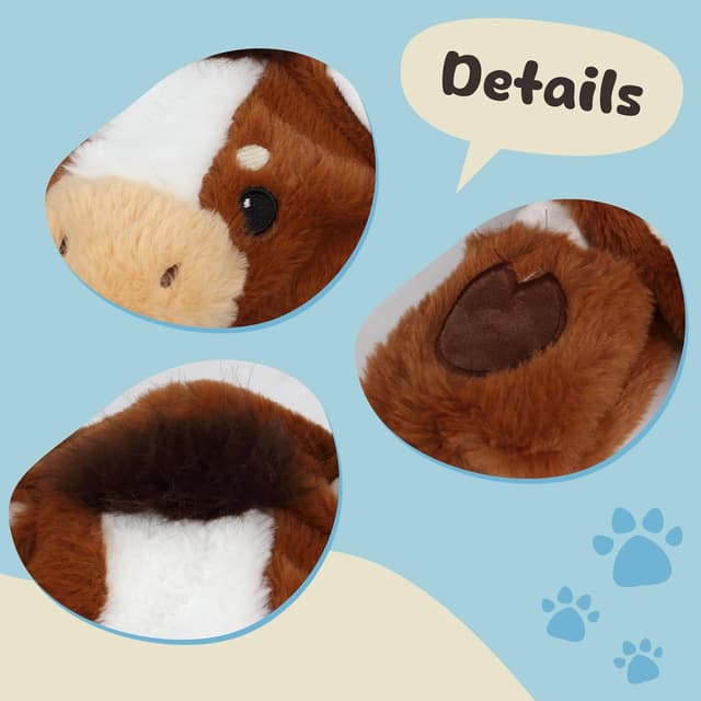 Detalle de Deletoys Animal Hat with Moving Ears, Jumping Pop-Up & Beating Plush Cap for Kids