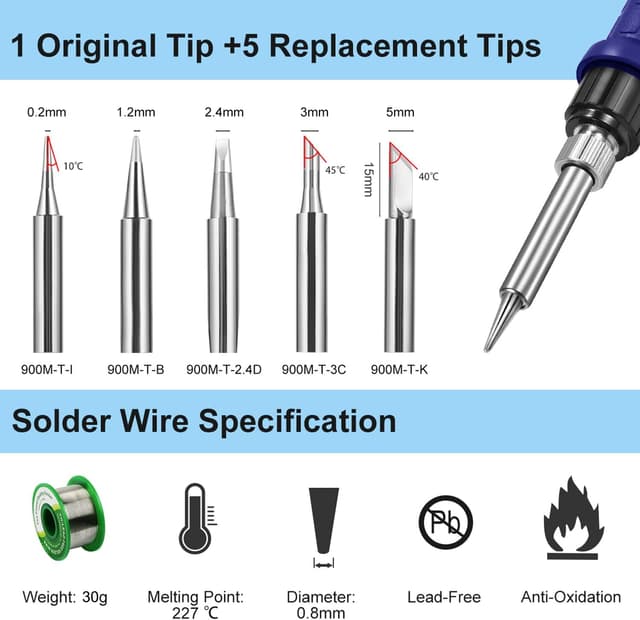 Thumbnail 5 de Preciva 992D+ Heißluftlötstation 750W
