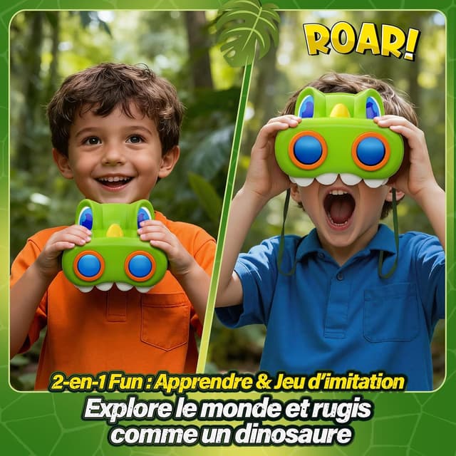 Thumbnail 5 de Jumelles Dinosaure Enfant