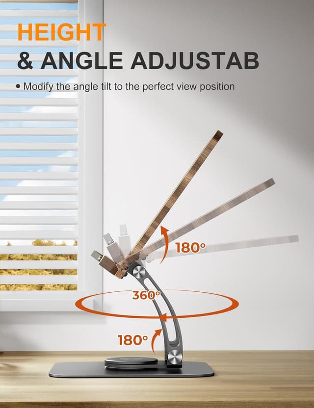 Thumbnail 4 de Tounee Soporte de Libro Giratorio 360° para Lectores - Negro