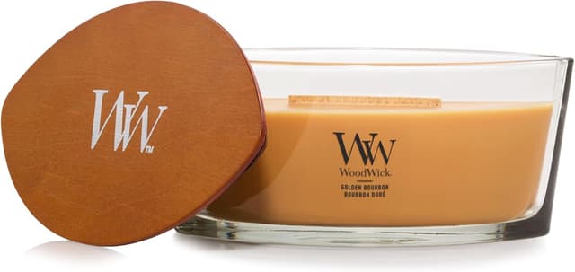Detalle de Woodwick Candela Golden Bourbon 50 ore