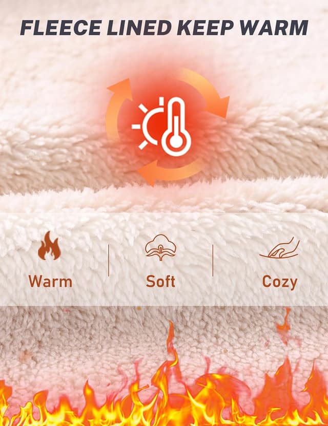 Thumbnail 4 de MoFiz Women's Fleece Zip-Up Hoodie with Pockets