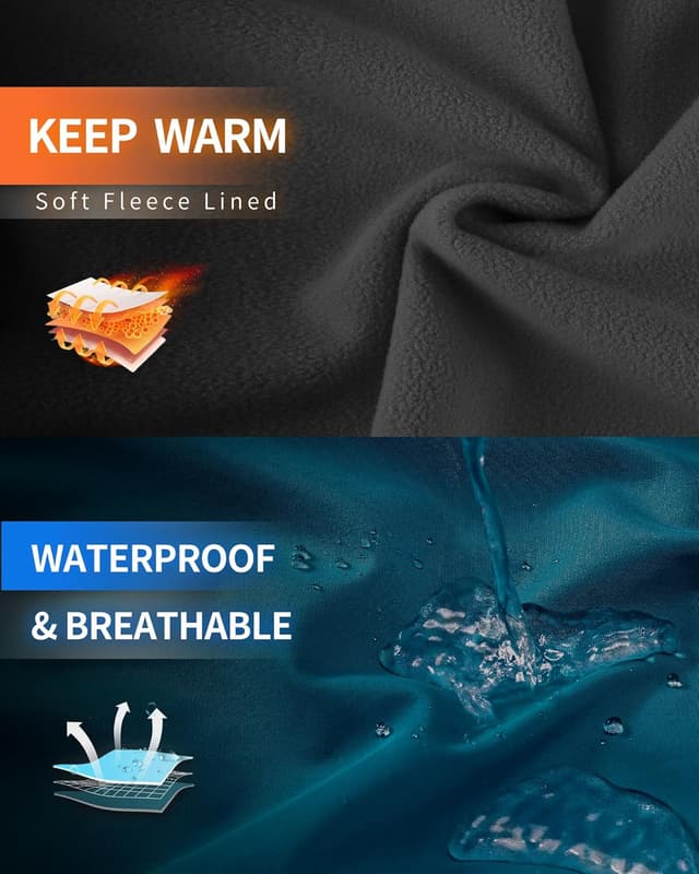 Detalle de Outdoor Ventures Damen Softshelljacke wasserdicht & atmungsaktiv mit Kapuze – Übergangs- und Wetterschutzjacke