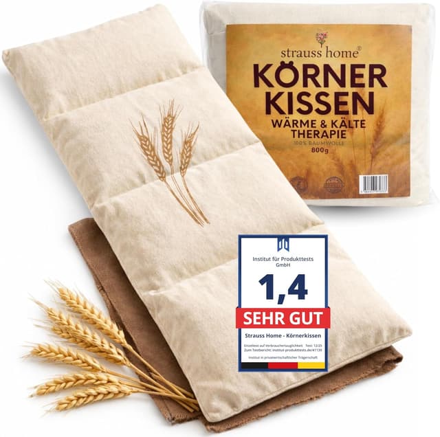 Imagen de Strauss Home Körnerkissen groß 20x50 cm en OfertitasTOP