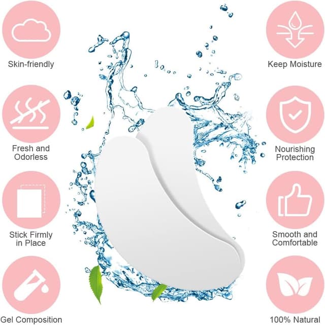 Thumbnail 1 de URAQT Parches pestañas 50 pares