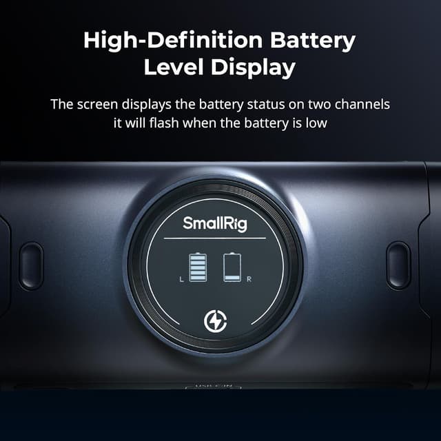 Detalle de SMALLRIG Kamera-Akku-Kit für Sony NP-FZ100 (2× 2520 mAh) mit Dual-Ladecase – Hocheffizientes Laden