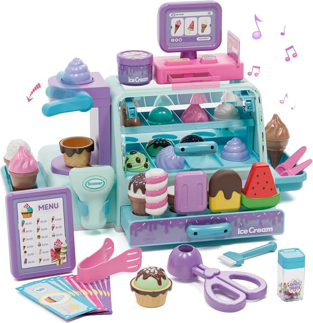 Detalle de Ice cream shop toy set for kids