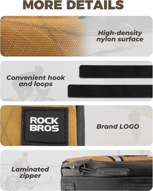 Thumbnail 6 de ROCKBROS Borsa telaio Brompton 3L