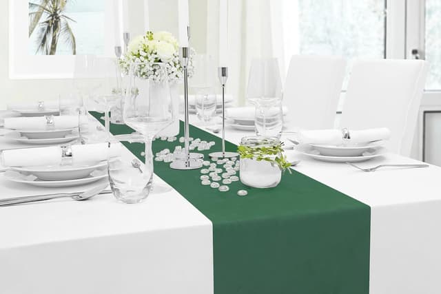 Thumbnail 4 de MODERNO Vlies Tischläufer Dunkel Grün 30x25 m