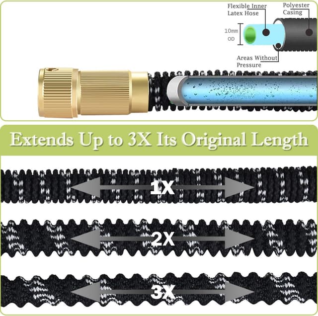 Detalle 2 de Expandable Garden Hose 100FT by HmiL-U
