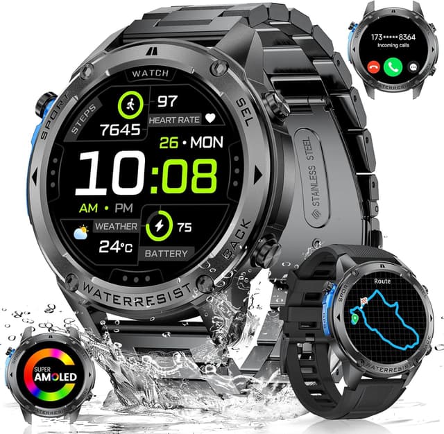 Imagen de LIGE GPS Montre Connectée 1,43" en OfertitasTOP