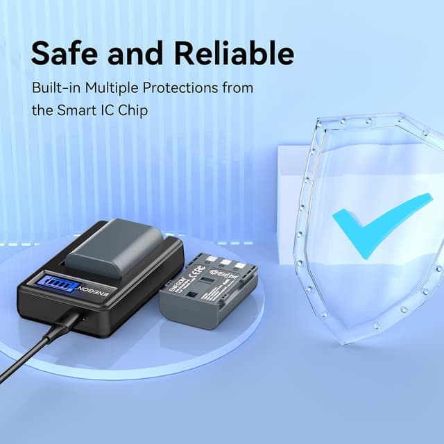 Thumbnail 5 de ENEGON NB-2L NB-2LH Akku 1100mAh 2er-Pack