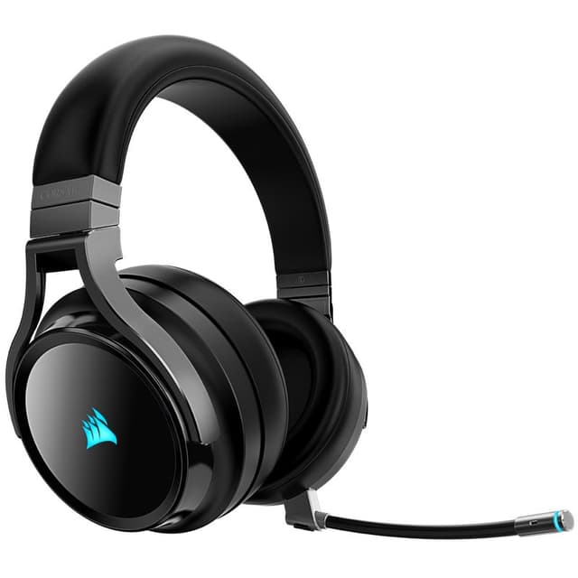 Detalle 2 de Corsair Virtuoso RGB Wireless 7.1: auriculares gaming inalámbricos de sonido envolvente