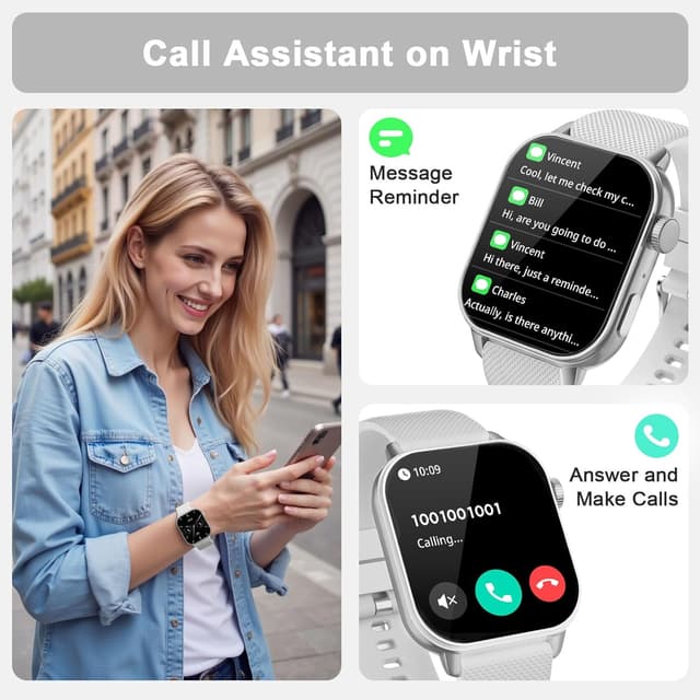 Detalle de MFVLP 1.85in AMOLED Smart Watch