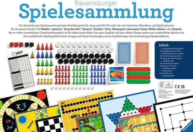 Detalle 2 de Ravensburger Spielesammlung 27293 giochi da 4 anni
