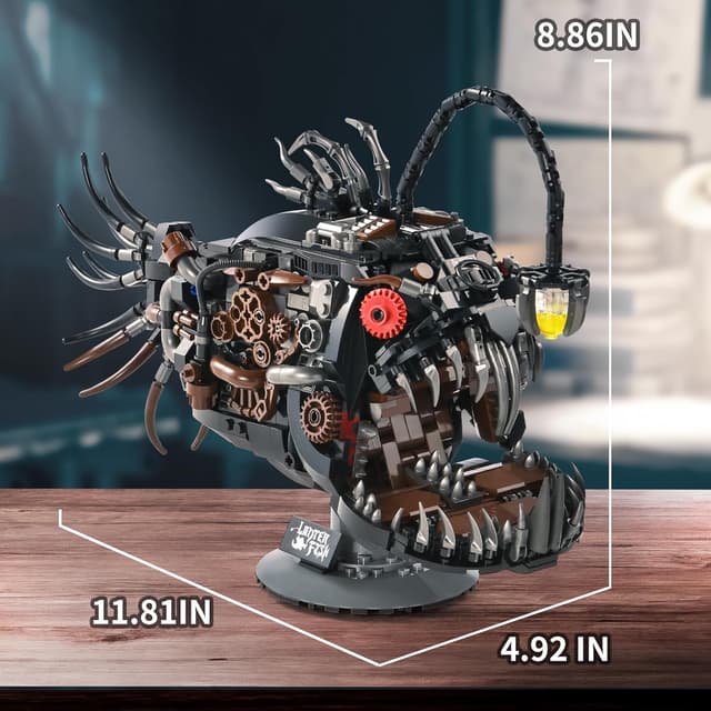 Thumbnail 3 de XITALAXU Mechanical Fish Building Set 1038PCS 🧩