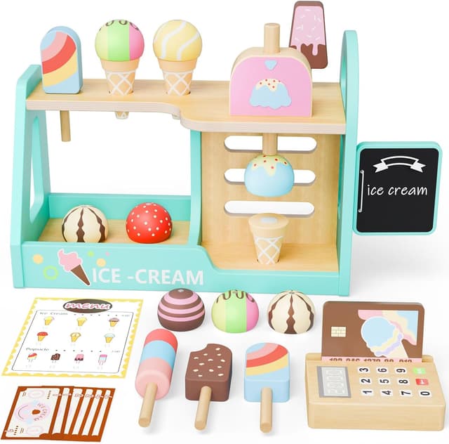 Detalle de Gelateria in legno per bambini Giochi Montessori