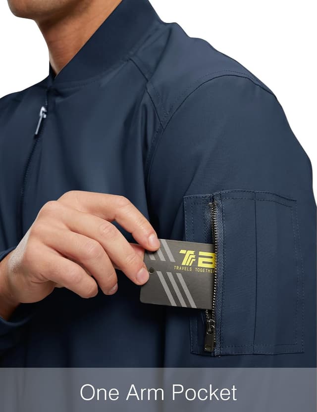 Thumbnail 5 de Rdruko Men's Lightweight Bomber Jacket