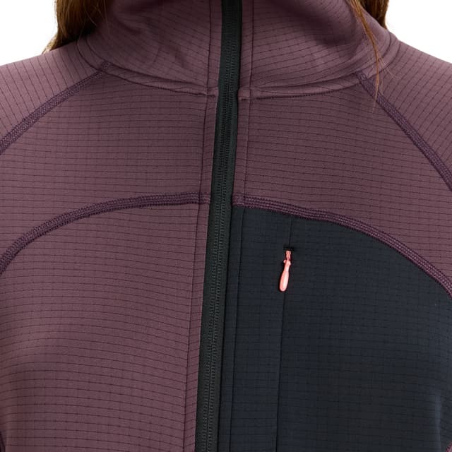 Detalle de Roxy Soaring Heights: sudadera técnica de mujer para capa intermedia