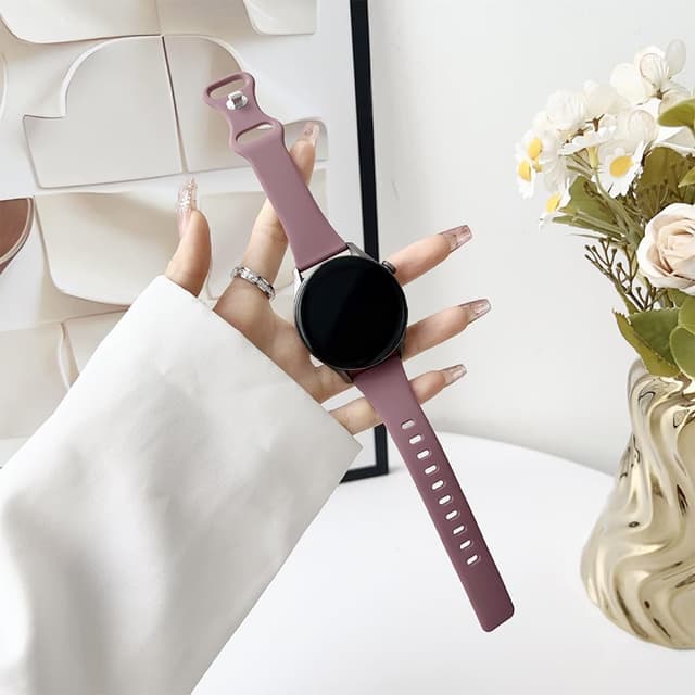 Detalle de Silicone Watch Strap for Garmin Lily 2 / Lily 2 Active – Sport Replacement Band (waterproof, lightweight)