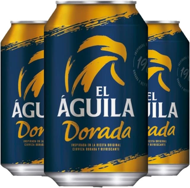 Thumbnail 1 de El Aguila Dorada Cerveza Lager Especial Pack Latas 🍺 24x33cl