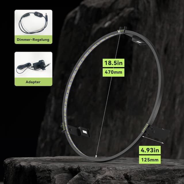 Detalle 1 de STASUN 360°Dart Beleuchtung 12W