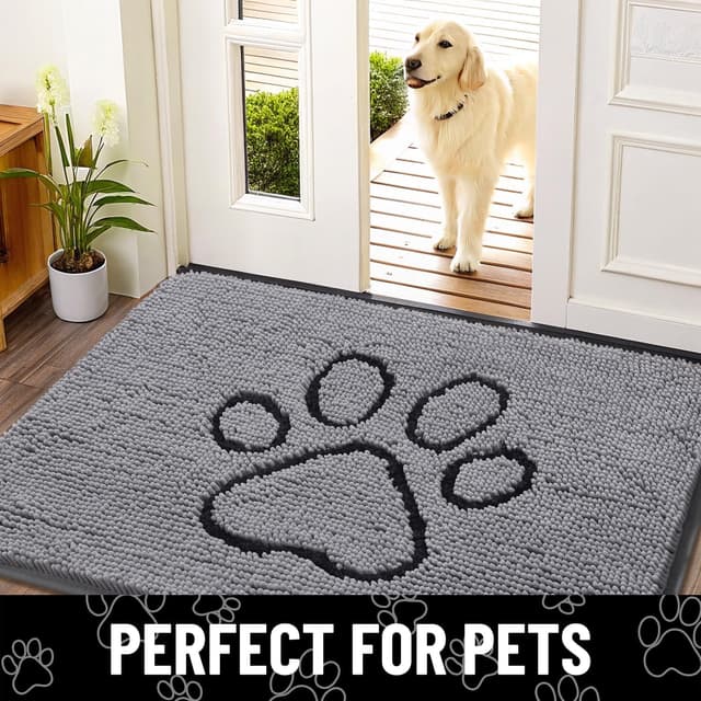 Thumbnail 6 de Smiry Dog Door Mat 30x20 Absorbent Mud Trapper 🐾