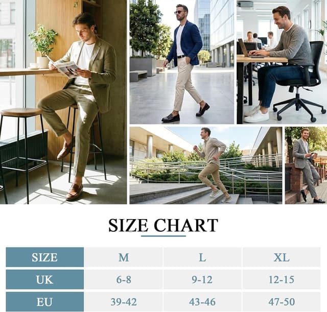 Thumbnail 6 de SukModen 8 Pairs No Show Loafer Socks for Men – Invisible Low Cut Bamboo Trainer Socks