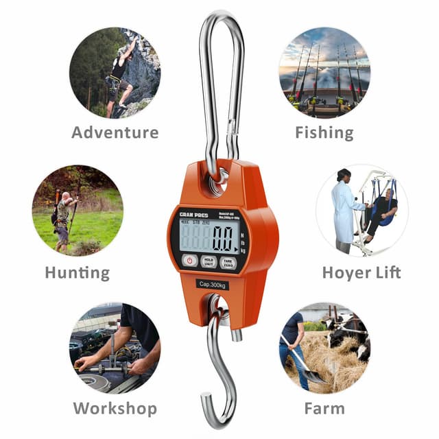 Thumbnail 5 de GRAM PRES Digital Hanging Scale 300kg