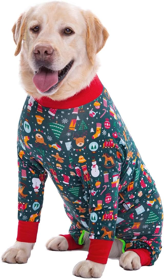 Thumbnail 2 de BT Bear Large Dog Onesie 6XL green 🐶