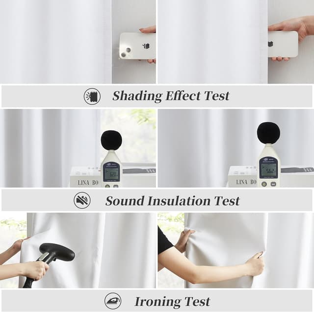 Thumbnail 5 de KEQIAOSUOCAI Linen Doorway Curtains 80" 🏠