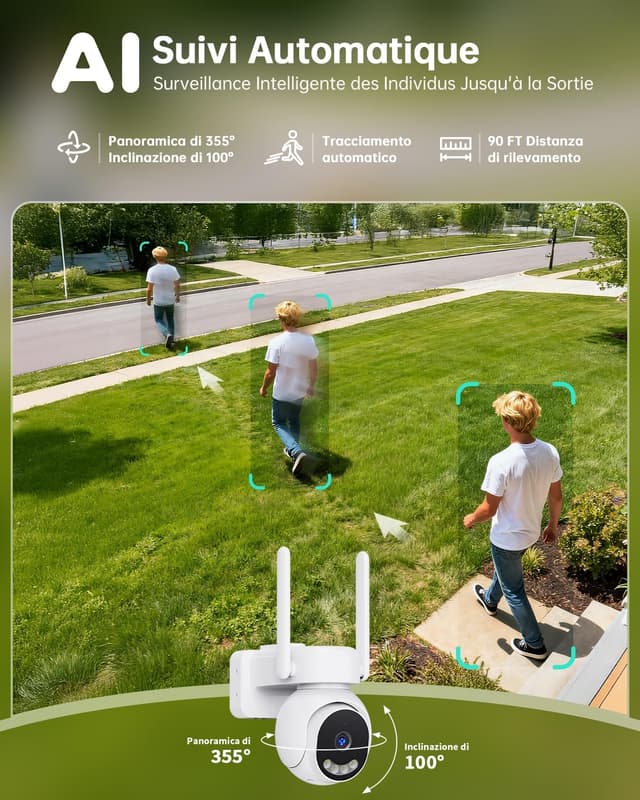 Detalle 2 de Tical AOV 4G telecamera 2K PTZ