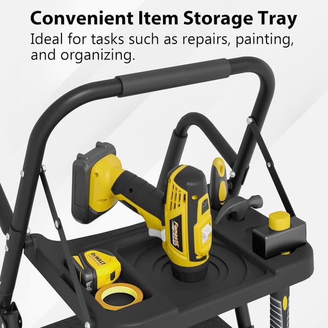 Thumbnail 4 de BONTEC 5-Step Folding Ladder, Heavy Duty 5-step 🪜