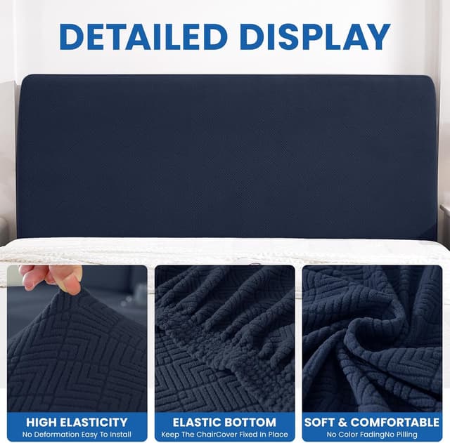 Thumbnail 4 de YSTELLAA Copri Testiera Letto Matrimoniale 180 cm beige