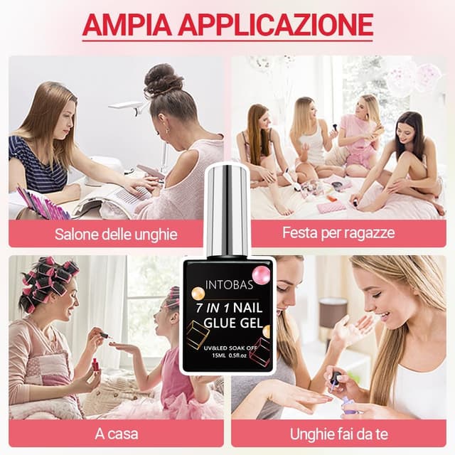 Thumbnail 4 de INTOBAS 7 In 1 Colla Unghie Extra Forte 15 ml