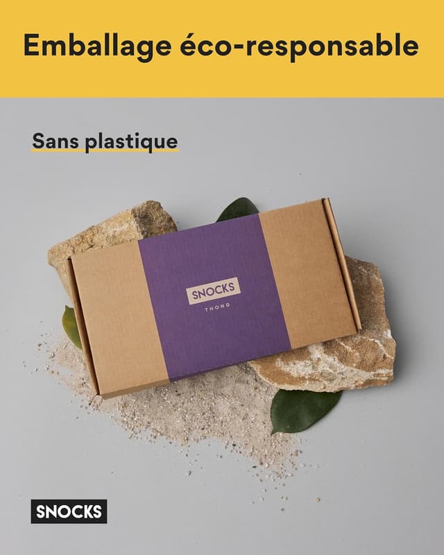 Thumbnail 4 de Snocks Lot de 3 Strings Coton Bio XS-XL