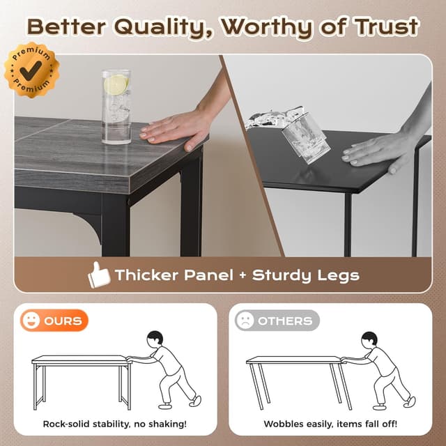 Thumbnail 5 de Huuger 63x24 Desk with USB-C 🧑