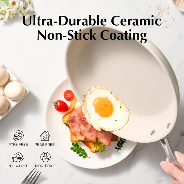 Thumbnail 1 de Redchef Non Stick Frying Pan Set 20–28cm