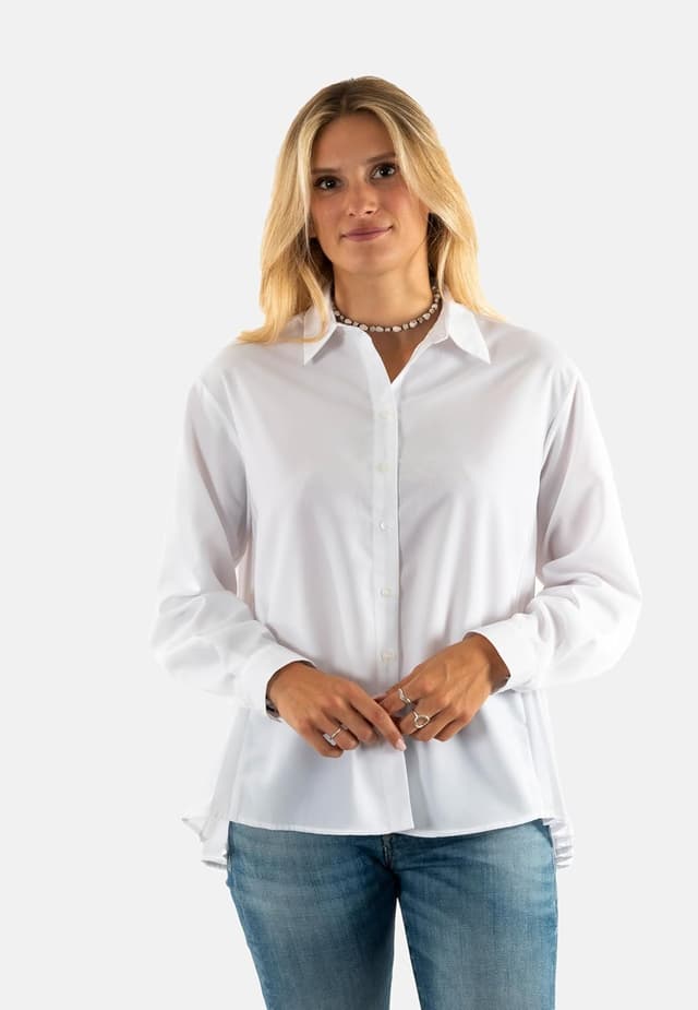 Detalle 2 de ONLY Damen Onlwillow Life Ls Pliss Side Shirt WVN