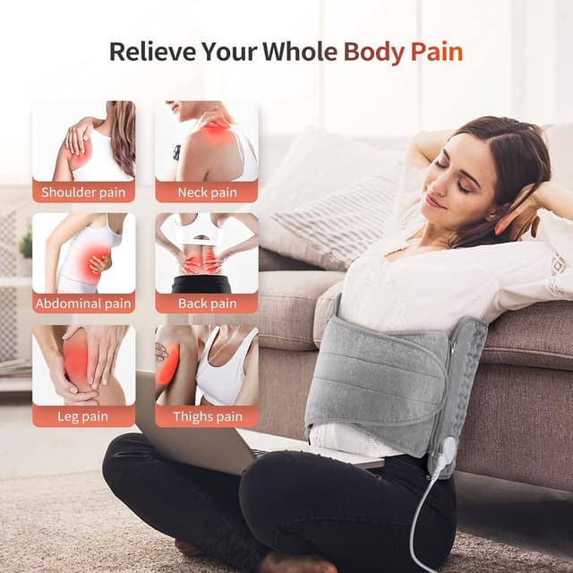 Detalle 2 de AOROY Manta eléctrica 126x30 cm 75W