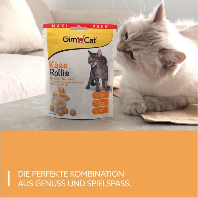 Thumbnail 2 de GimCat Käse Rollis 6 x 140 g 🐱