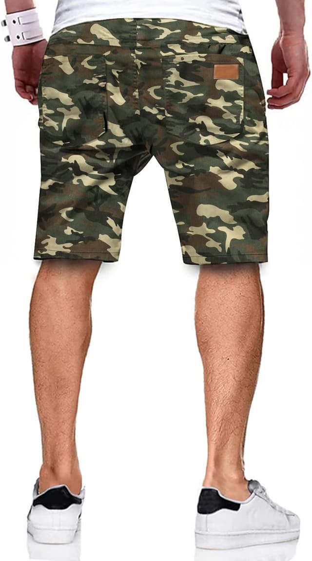 Thumbnail 1 de JMIERR Mens Casual Shorts cotton chino stretch