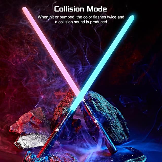 Thumbnail 1 de Yumuwind Light Sabers Adult 78.5cm 2‑Pack RGB