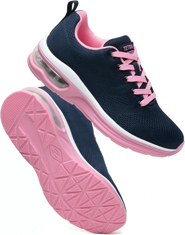 Thumbnail 6 de Womens Athletic Running Trainers – Breathable Lightweight Walking Shoes with Air Cushion