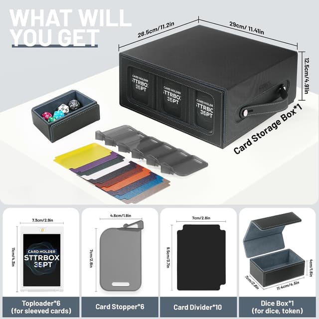 Detalle 2 de STTRBOX Commander Deck Box with Handle 7-in-1