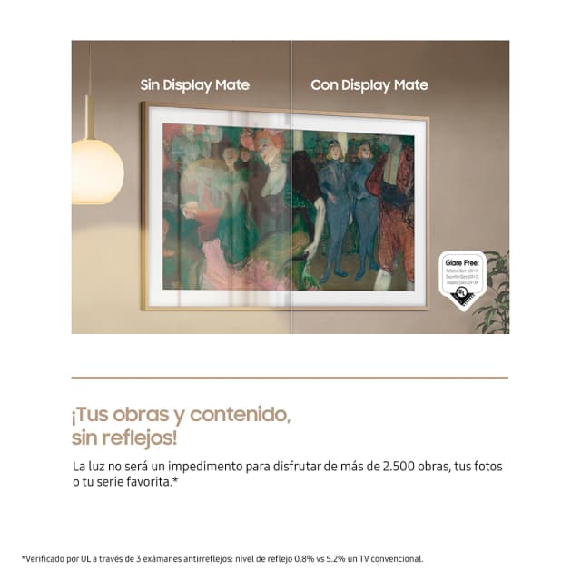 Detalle 1 de Samsung The Frame TQ55LS03FAUXXC QLED 4K Smart TV